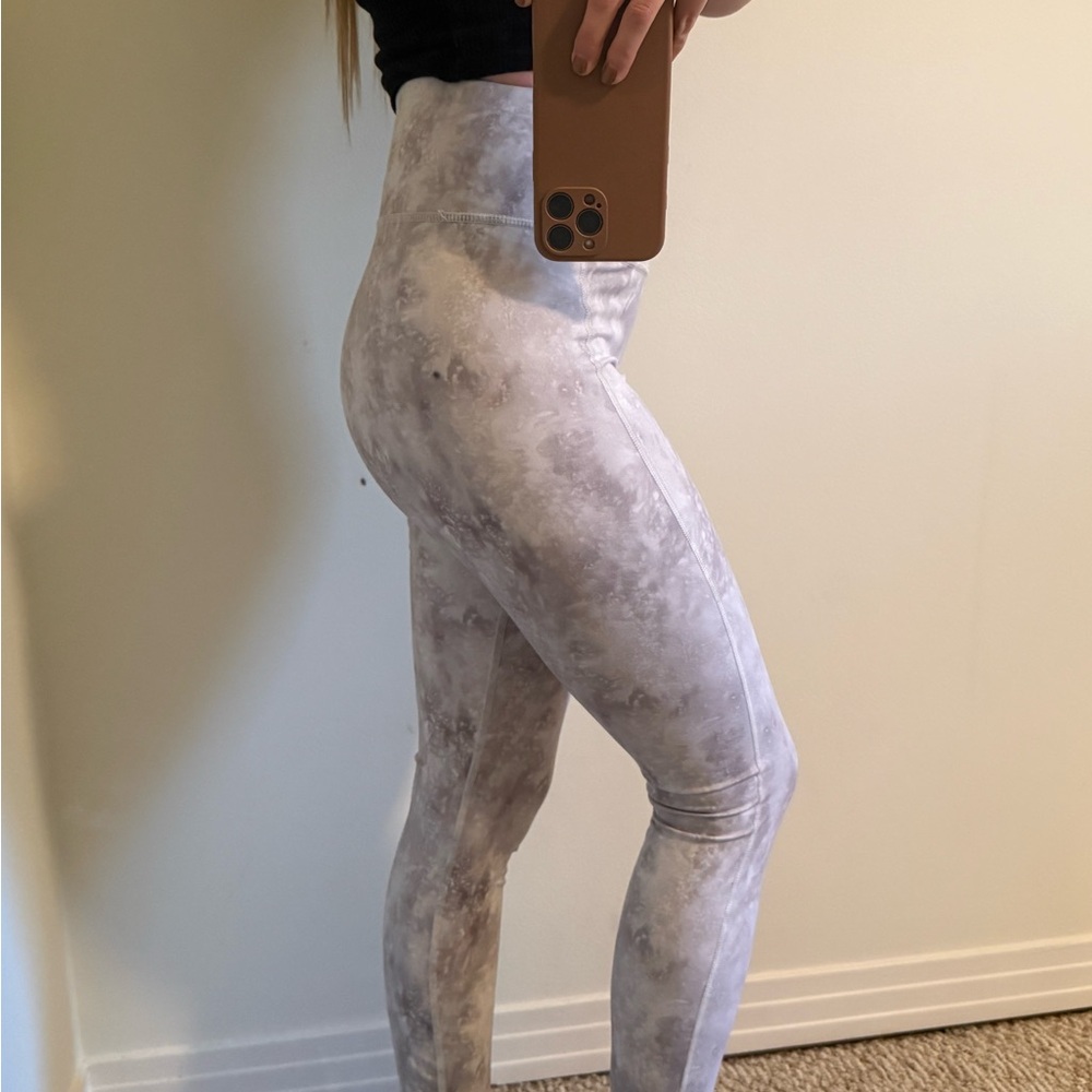 All in Motion Women's Gray Tie-Dye Jeggings